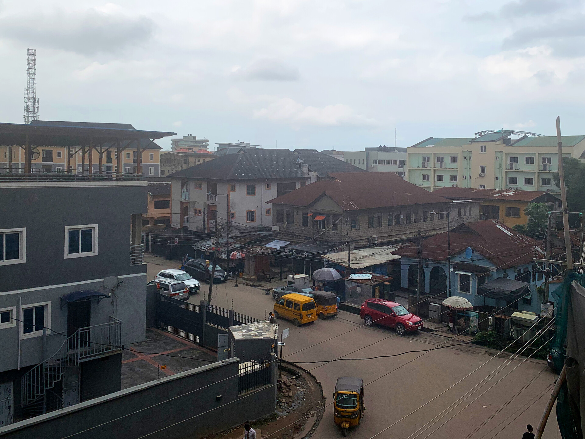 View from the CCA, Lagos. Image by author.