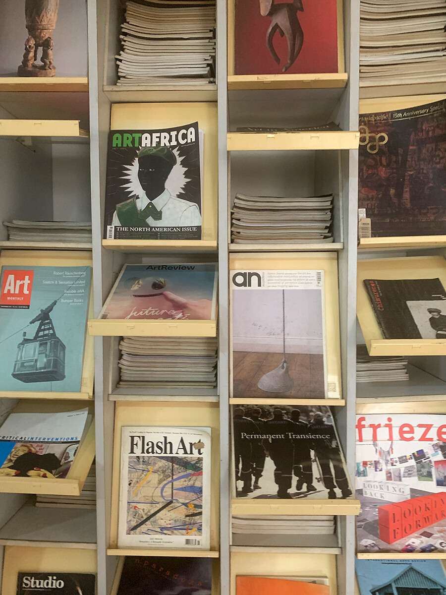 Periodicals at the CCA, Lagos. Image by author.